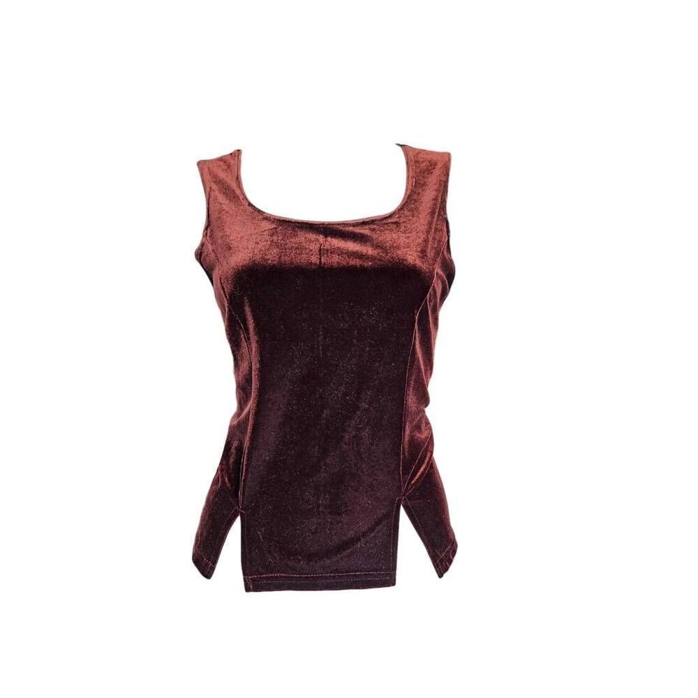 90s vintage velvet blouse